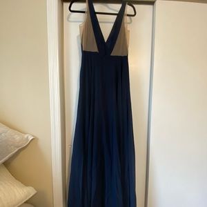 Jenny yoo Colby bhldn dress size 6 Navy